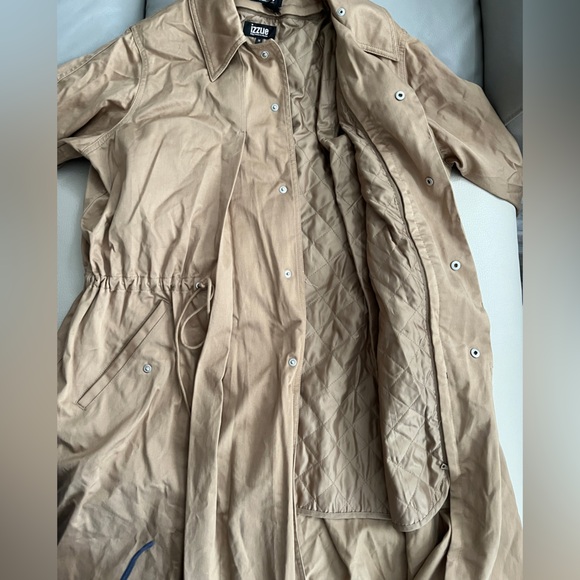 NWT - Izzue Women’s Tie-Fastening Trench Coat - Size M - Picture 4 of 10